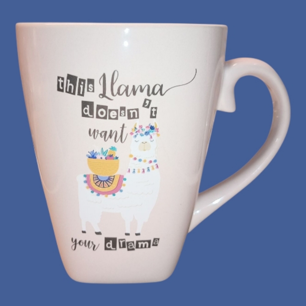 Llama Drama Mug by Ten Strawberry Street